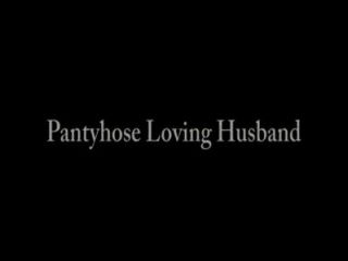 Pantyhose प्यार करने वाला पति - पैर बुत पैर काम
