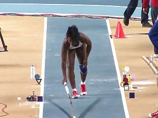 यारिस्ले सिल्वा: सेक्सी गधा क्यूबा ओलंपिक पोल वॉल्ट - Ameman