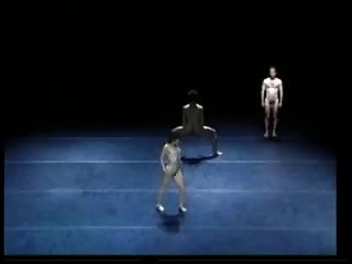 कामुक नृत्य प्रदर्शन 6 नग्न पुरुष बैले