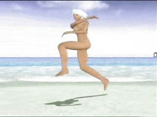क्रिस्टी डू नग्न समुद्र तट वीडियो पर